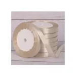 Лента сатен – 6мм/ 22м - цвят old Lace